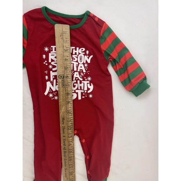 Christmas Baby Bodysuit 9 month I'm The Reason Santa has A Naught List - Picture 4 of 5